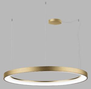 Led2 Závěsné LED svítidlo BELLA SLIM P-Z ø 98 cm Barva: Zlatá, Teplota světla: 3000K/4000K, Stmívání, řízení: TRIAC (lze použít i bez stmívání)