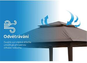 Vista Zahradní altán, hnědý MARIMEX 10970572