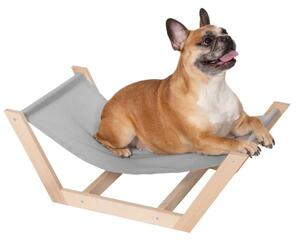Lehátko pro psa SPRINGOS NAPPY šedé