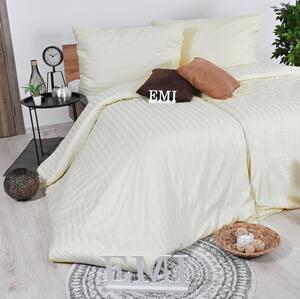 Povlečení damaškové krémové EMI, Standardní set jednolůžko obsahuje 1x 140x200 + 1x 70x90