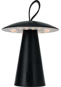 Kovová stolní lampa, hřib LED, 15 x 17 cm