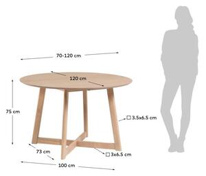 Jídelní stůl Kave Home Maryse, ⌀ 120 cm