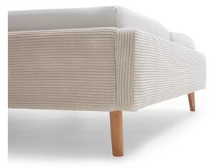 Béžová čalouněná dvoulůžková postel 180x200 cm Mattis Cord – Meise Möbel