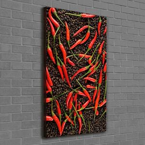 Vertikální Foto obraz na plátně Chilli papričky ocv-35225615