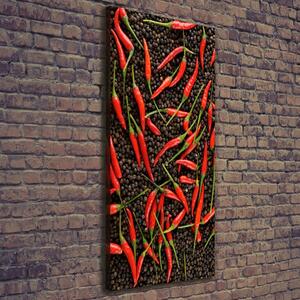 Vertikální Foto obraz na plátně Chilli papričky ocv-35225615