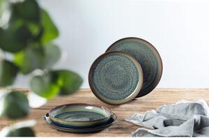 4dílná sada zelených porcelánových talířů Villeroy & Boch Like Crafted