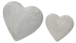Betonová dekorace Heart 13 cm Wikholm Form