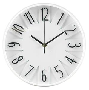 Nástěnné hodiny do kuchyně, klasické, malé, čitelný ciferník, Ø 24,8 cm