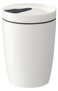 Bílý porcelánový termohrnek Villeroy & Boch Like To Go, 290 ml