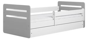 Kocot Kids Dětská postel TOMI šedá Velikost postele: 140x80, Matrace: Bez matrace, Šuplík: Bez šuplíku