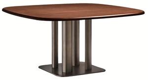 Kave Home Ořechový jídelní stůl Melvar 150 x 150 cm
