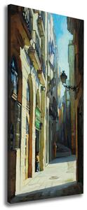 Vertikální Foto obraz na plátně Ulice Barcelony ocv-37560792