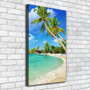 Vertikální Foto obraz na plátně Tropická pláž ocv-37245256