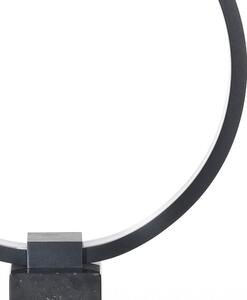 Černá stolní lampa Tomasucci Ring, výška 37 cm