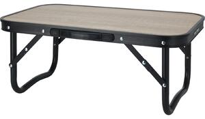 Skládací stůl na kempování, černý, 56 x 34 x 24 cm