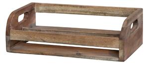 Dekorační dřevěný box s uchy Grimaud Unit - 33*20*10 cm - Chic Antique