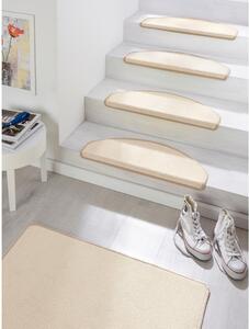 Sada 15 krémových nášlapů na schody Hanse Home Fancy, 23 x 65 cm
