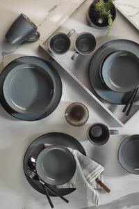 ASIR Porcelánová jídelní souprava POPPY 16 ks šedomodrá