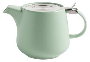 Zelená porcelánová čajová konvice se sítkem Maxwell & Williams Tint, 600 ml