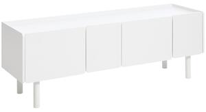 Unique Furniture Bílý lakovaný TV stolek Bera 160 cm