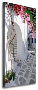 Vertikální Foto obraz na plátně Řecká vesnice ocv-43301009