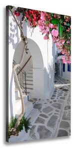 Vertikální Foto obraz na plátně Řecká vesnice ocv-43301009