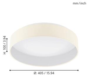 Eglo 96537 - LED Stmívatelné stropní svítidlo PALOMARO 1 1xLED/18W/230V béžová