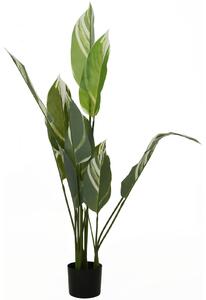 Umělá rostlina s velkými listy, 118 cm