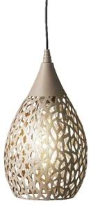 Závěsná solární lampa OMBERO LED, 13x21 cm - více barev Barva: Béžová
