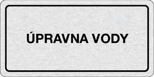 Cedulka na dveře - Úpravna vody