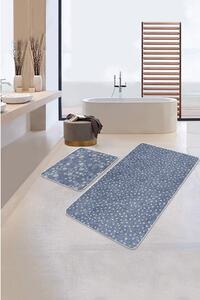 Modré koupelnové předložky v sadě 2 ks 100x60 cm - Minimalist Home World