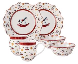 Villeroy&Boch Villeroy & Boch Toy’s Delight Sada vánočního porcelánu , Houpací koník, 6 ks