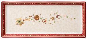 Villeroy&Boch Villeroy & Boch Winter Bakery Delight obdélníkový podnos na koláč, 39 × 17 cm