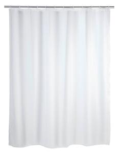 Bílý sprchový závěs Wenko Simplera, 180 x 200 cm