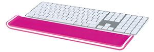 Bílo-růžová opěrka zápěstí pro klávesnici Leitz WOW