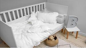 Bílá variabilní dětská postel BELLAMY Toteme Botanic, 70 x 140 cm