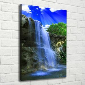 Vertikální Vertikální Foto obraz na plátně do obýváku Vodopád ocv-49524528