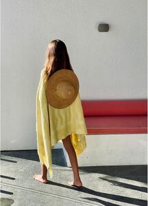Žlutá bavlněná plážová osuška Sunnylife Luxe, 160 x 90 cm