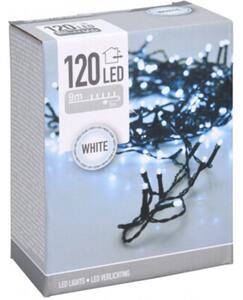 Světelný řetěz 120 LED studená bílá