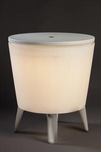 Kulatý zahradní stolek se zásobníkem na led 49.5x49.5 cm Illuminated cool – Keter