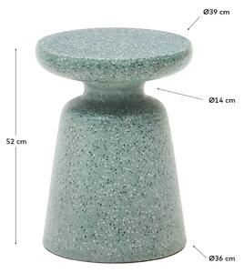 Venkovní odkládací stolek quidomo Ø 39 cm zelený