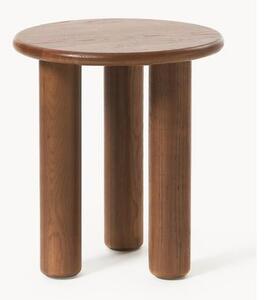 Kulatý konferenční stolek z dubového dřeva Didi