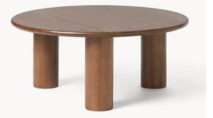Kulatý konferenční stolek z dubového dřeva Didi