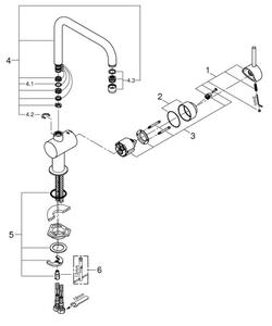 GROHE 32488000 - Dřezová baterie A lesklý chrom