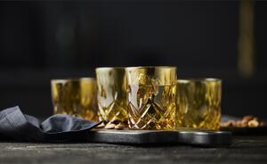 Lyngby Glas Sada sklenic na whisky Sorrento 32 cl (4 ks) Amber