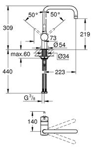 GROHE 32488000 - Dřezová baterie A lesklý chrom