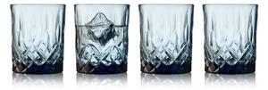 Lyngby Glas Sada sklenic na whisky Sorrento 32 ml (4 ks) Blue