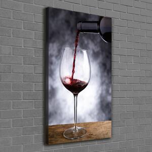Vertikální Foto obraz na plátně Červené víno ocv-52197420
