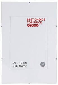 KLIPOVÝ RÁMEČEK, 1 foto 30 cm x 45 cm Boxxx - Fotorámečky & obrazové rámy