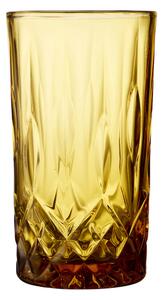 Lyngby Glas Sada sklenic Highball Sorrento 38 cl (4 ks) Amber